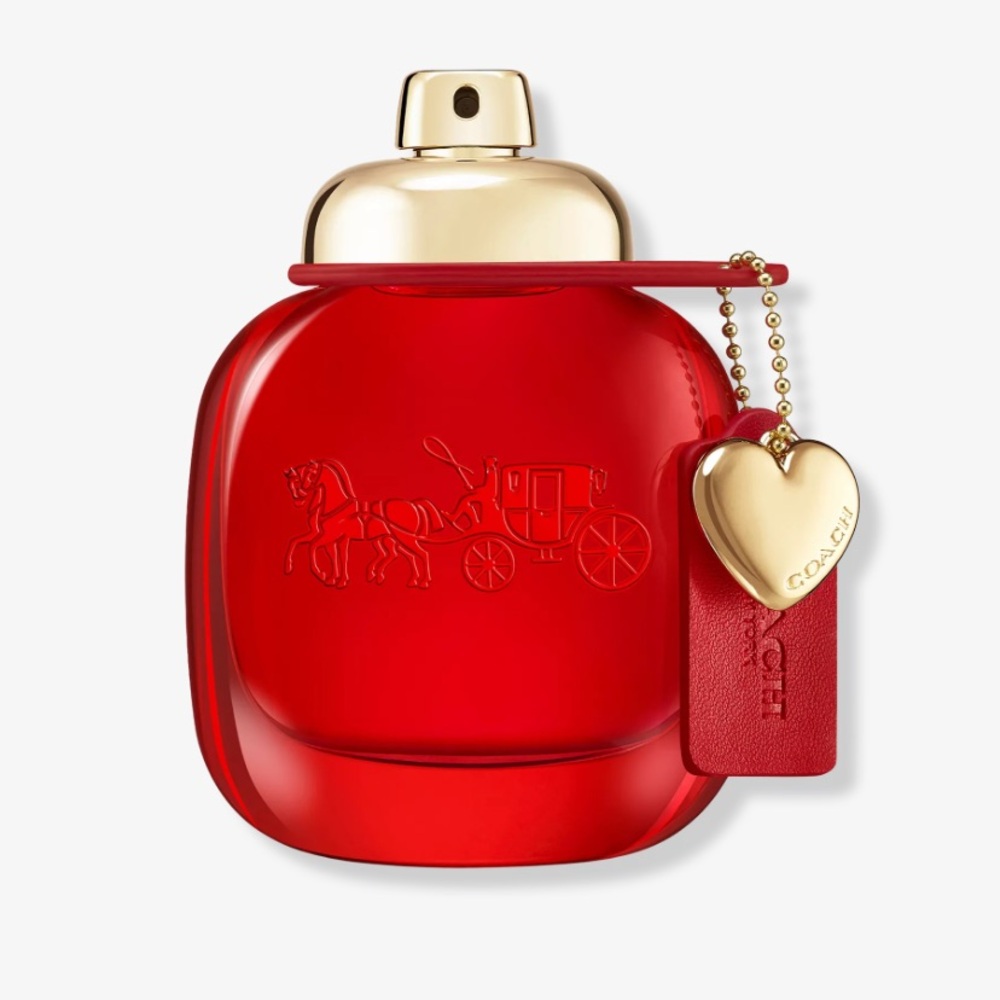 Coach Love Red Perfume with Gold Details